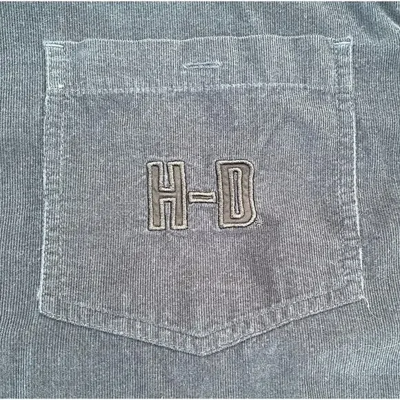 Harley Davidson Long Sleeve‎ Shirt Men's SZ XXL Embroidered Skull Back Logo